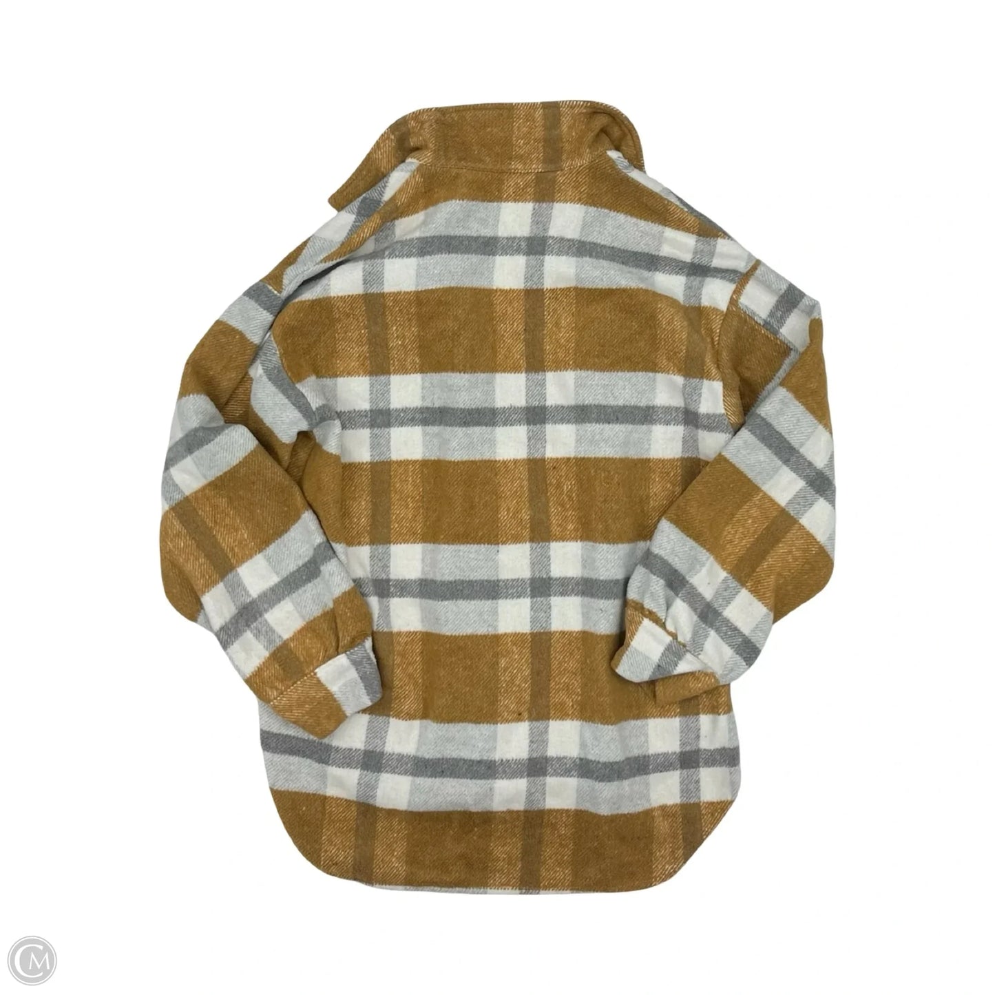Jacket Other By Cme In Grey & Tan, Size: M
