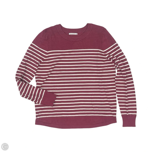 Sweater By Staccato In Pink & White, Size: Xl