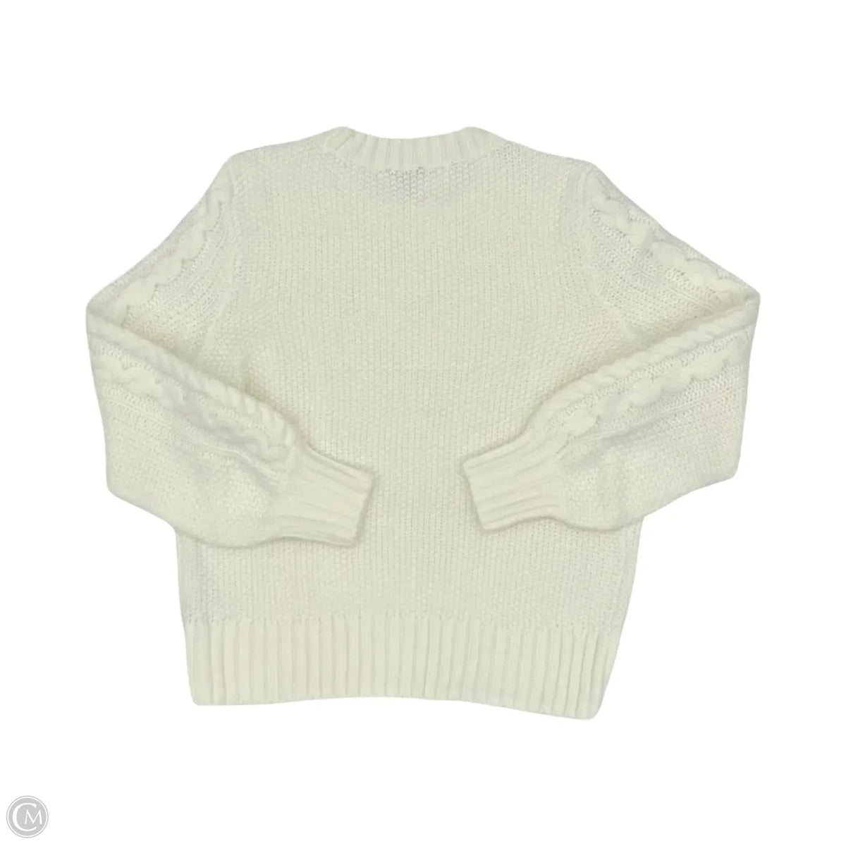 Sweater By Talbots In Cream, Size: L