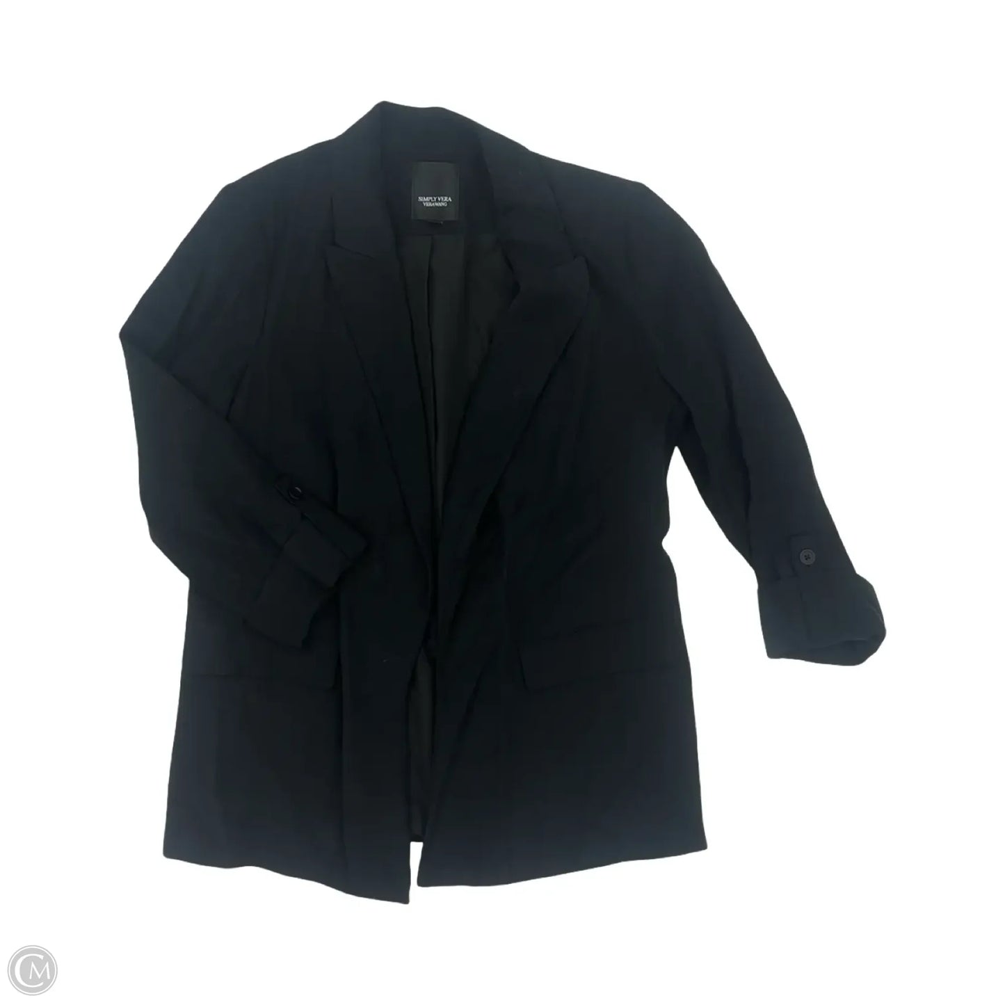 Blazer By Simply Vera In Black, Size: M