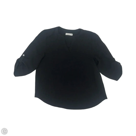 Blouse 3/4 Sleeve By 89th And Madison In Black, Size: M