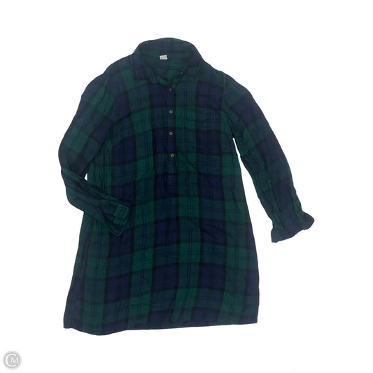 Top Long Sleeve By Old Navy In Blue & Green, Size: S