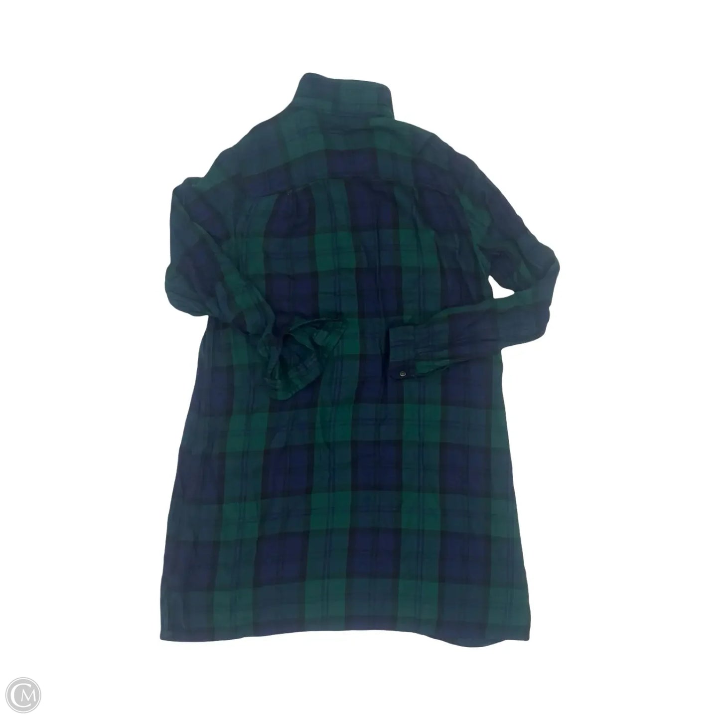 Top Long Sleeve By Old Navy In Blue & Green, Size: S