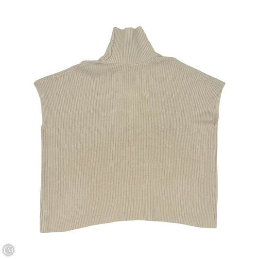 Sweater Short Sleeve By Shein In Tan, Size: M