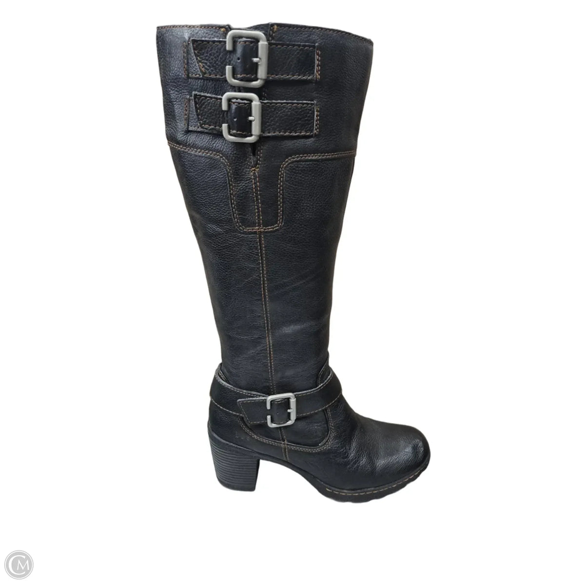 Boots Knee Heels By Boc In Black, Size: 9