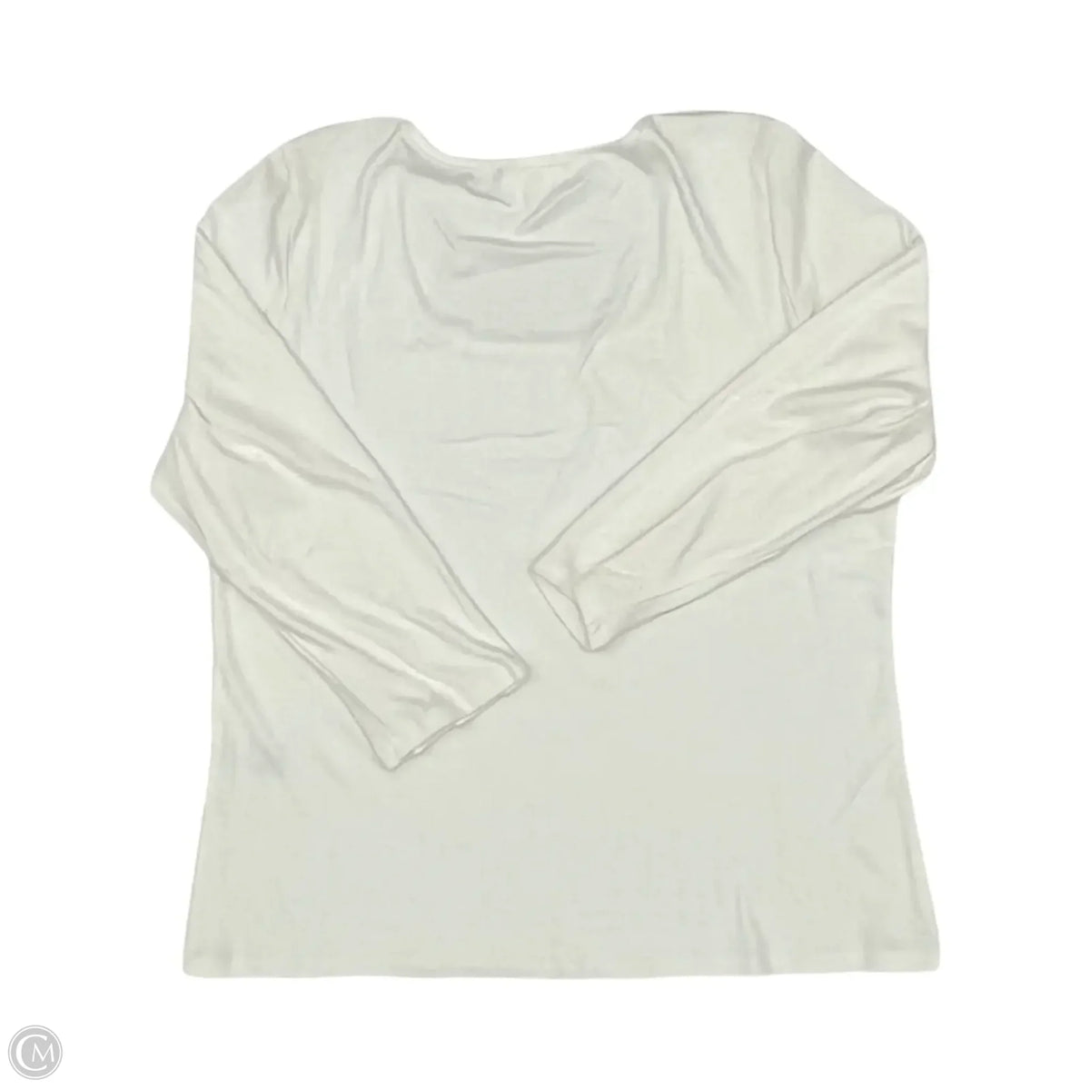 Top Long Sleeve Basic By Cyrus In White, Size: Xl