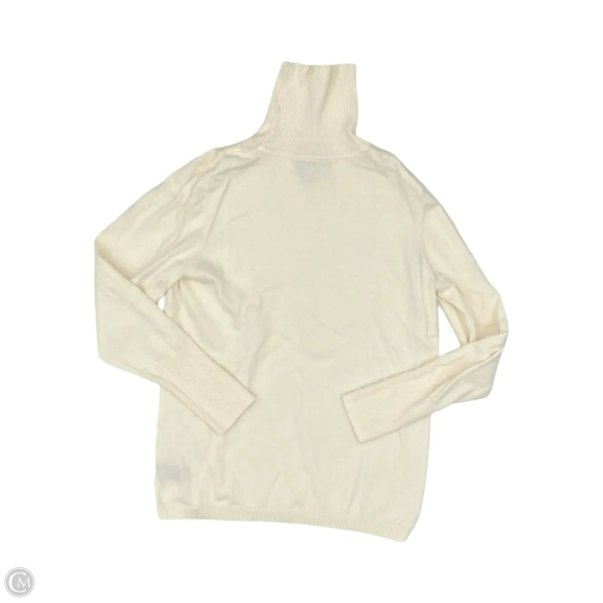 Sweater By Worthington In Cream, Size: L