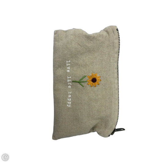 Makeup Bag By Mudpie, Size: Small