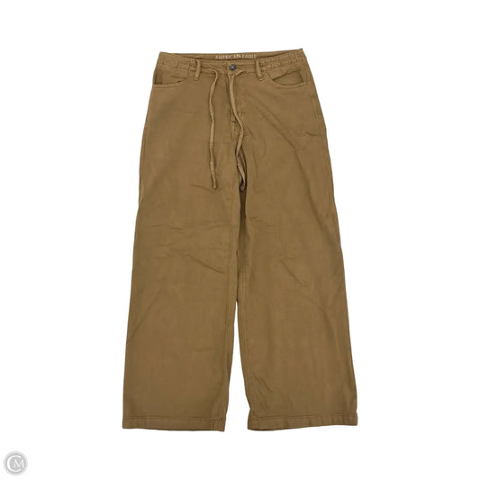 Pants Wide Leg By American Eagle In Tan, Size: 4