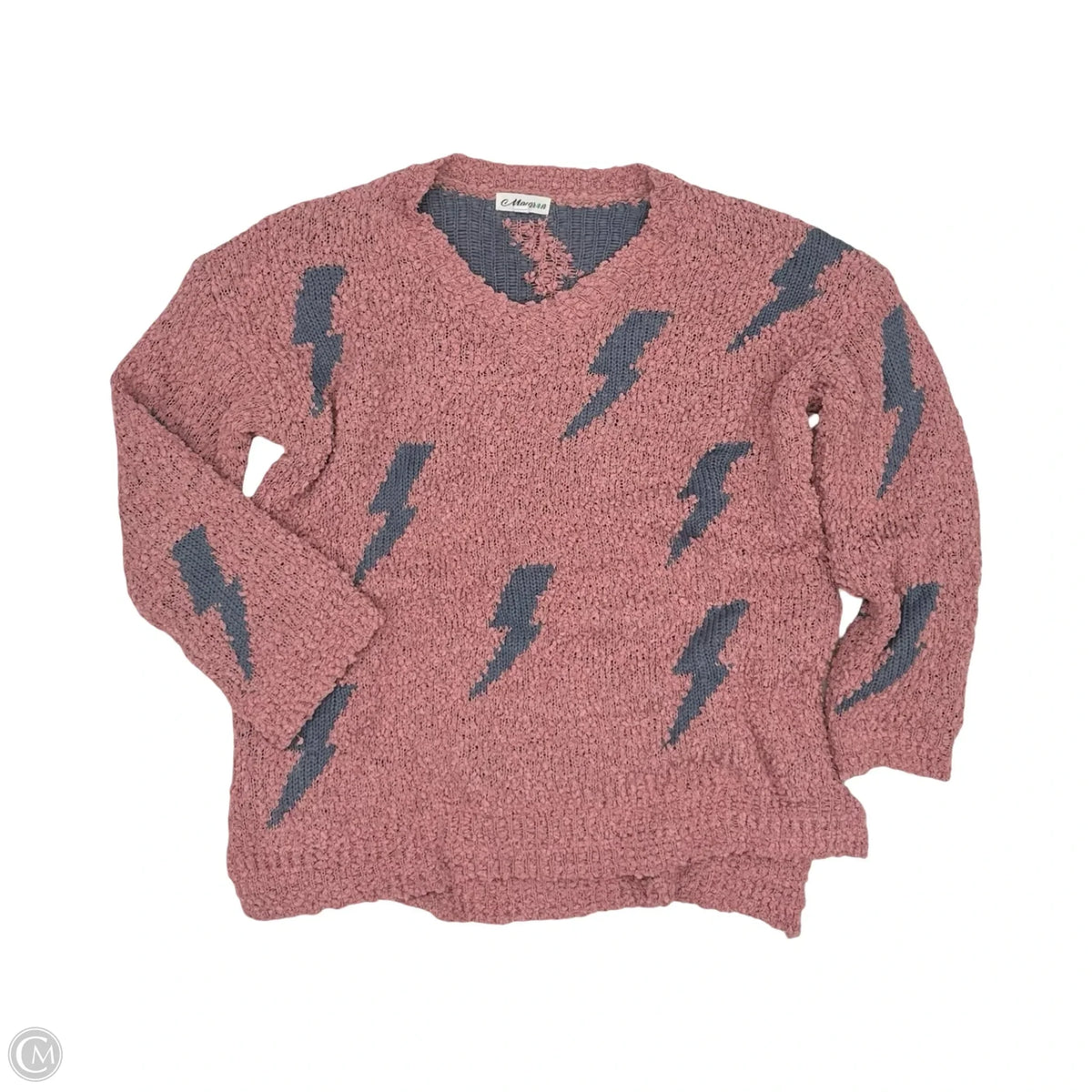 Sweater By Clothes Mentor In Pink, Size: S