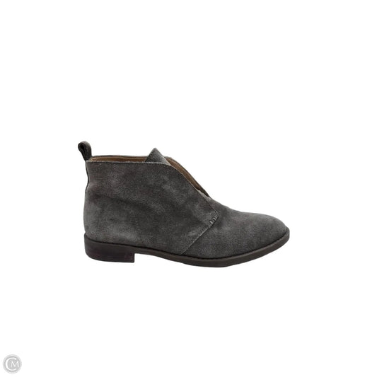 Boots Leather By Franco Sarto In Grey, Size: 8.5
