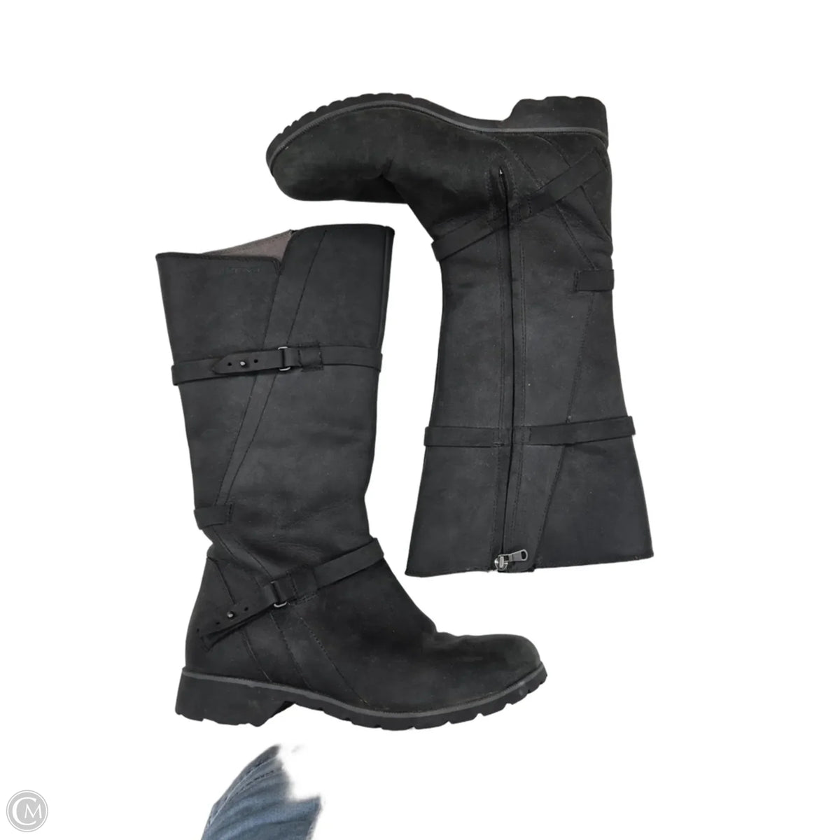 Boots Leather By Teva In Black, Size: 8.5