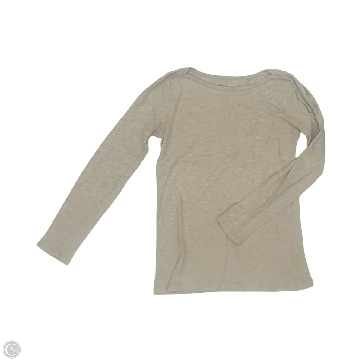Top Long Sleeve By J. Crew In Tan, Size: S