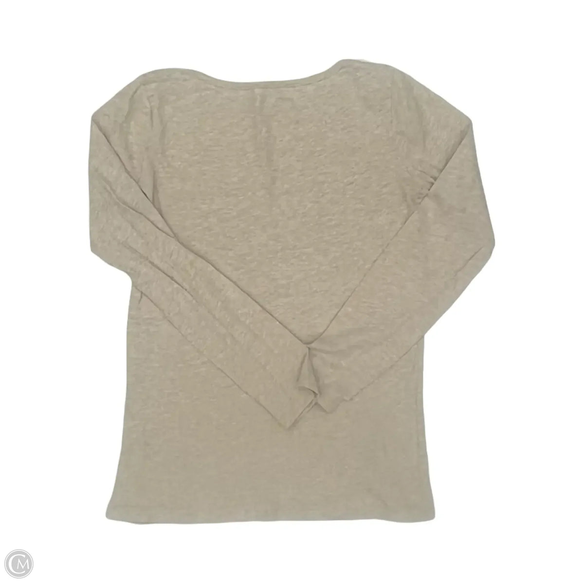 Top Long Sleeve By J. Crew In Tan, Size: S