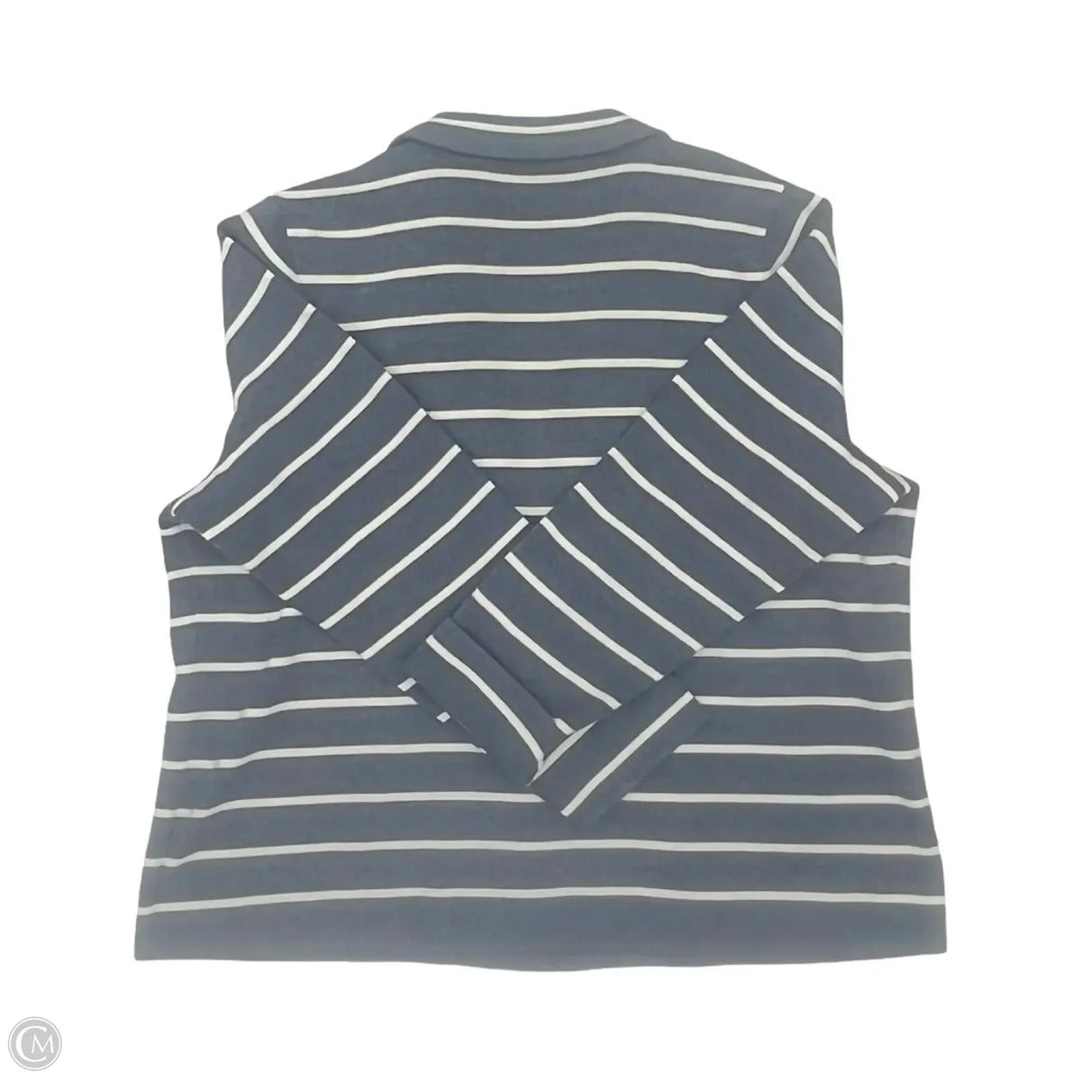 Blazer By Talbots In Blue & White, Size: 2x