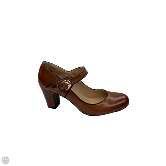 Shoes Heels Platform By Cme In Brown, Size: 10