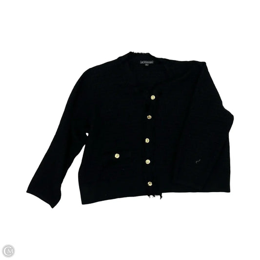 Sweater Cardigan By Adrianna Papell In Black, Size: Xl