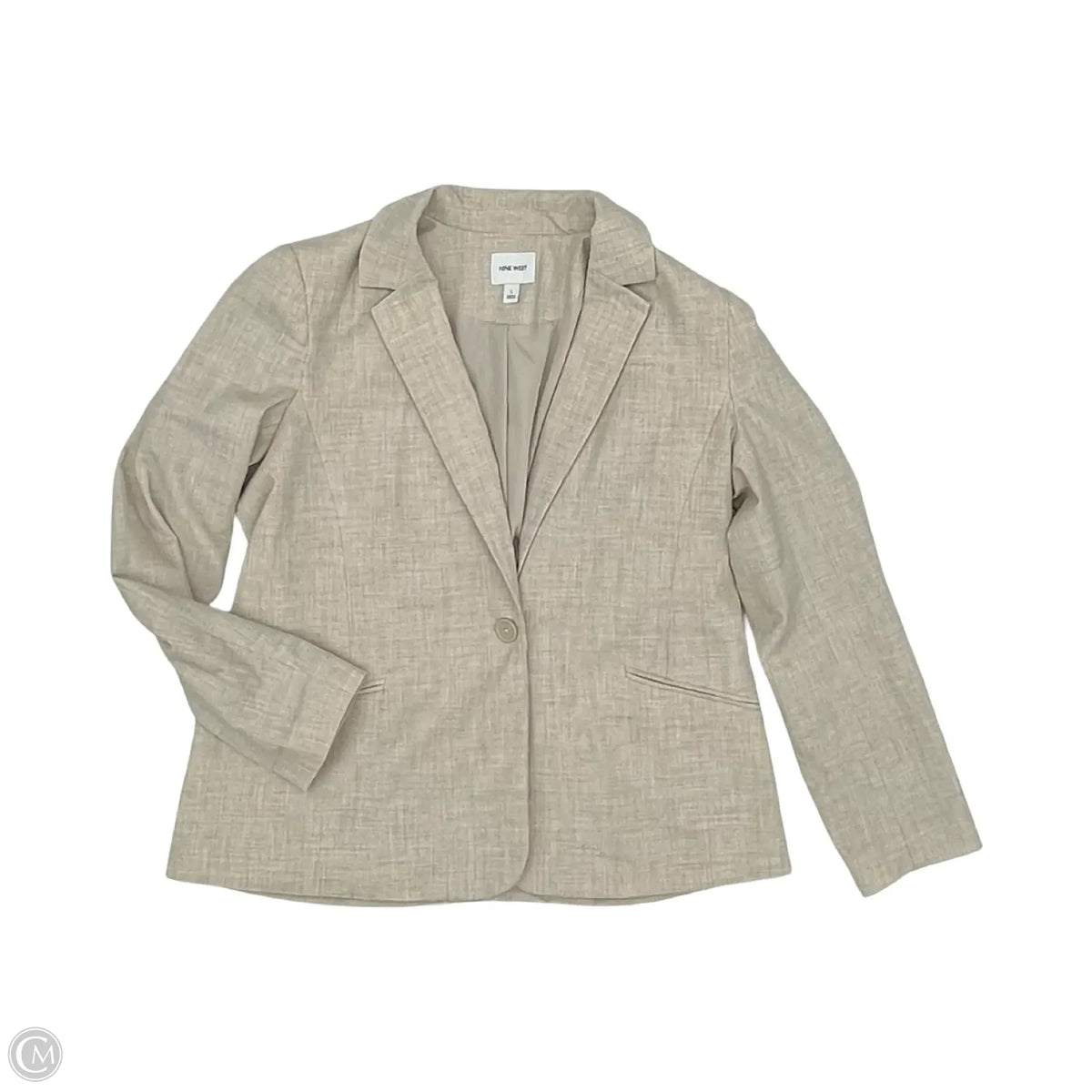 Blazer By Nine West In Cream, Size: L