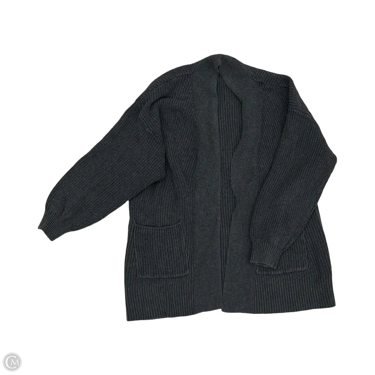 Sweater Cardigan By Universal Thread In Grey, Size: S