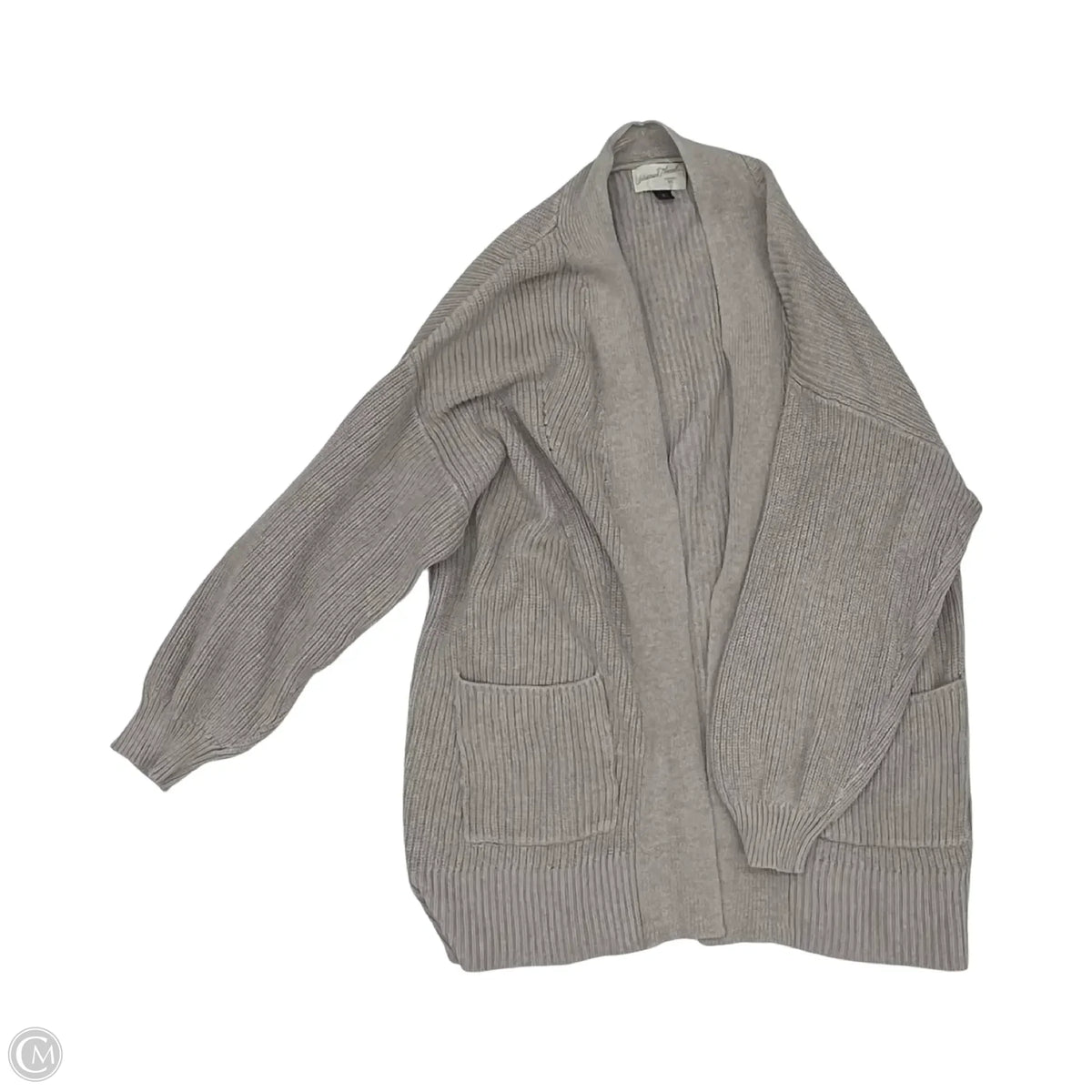 Sweater Cardigan By Universal Thread In Grey, Size: M