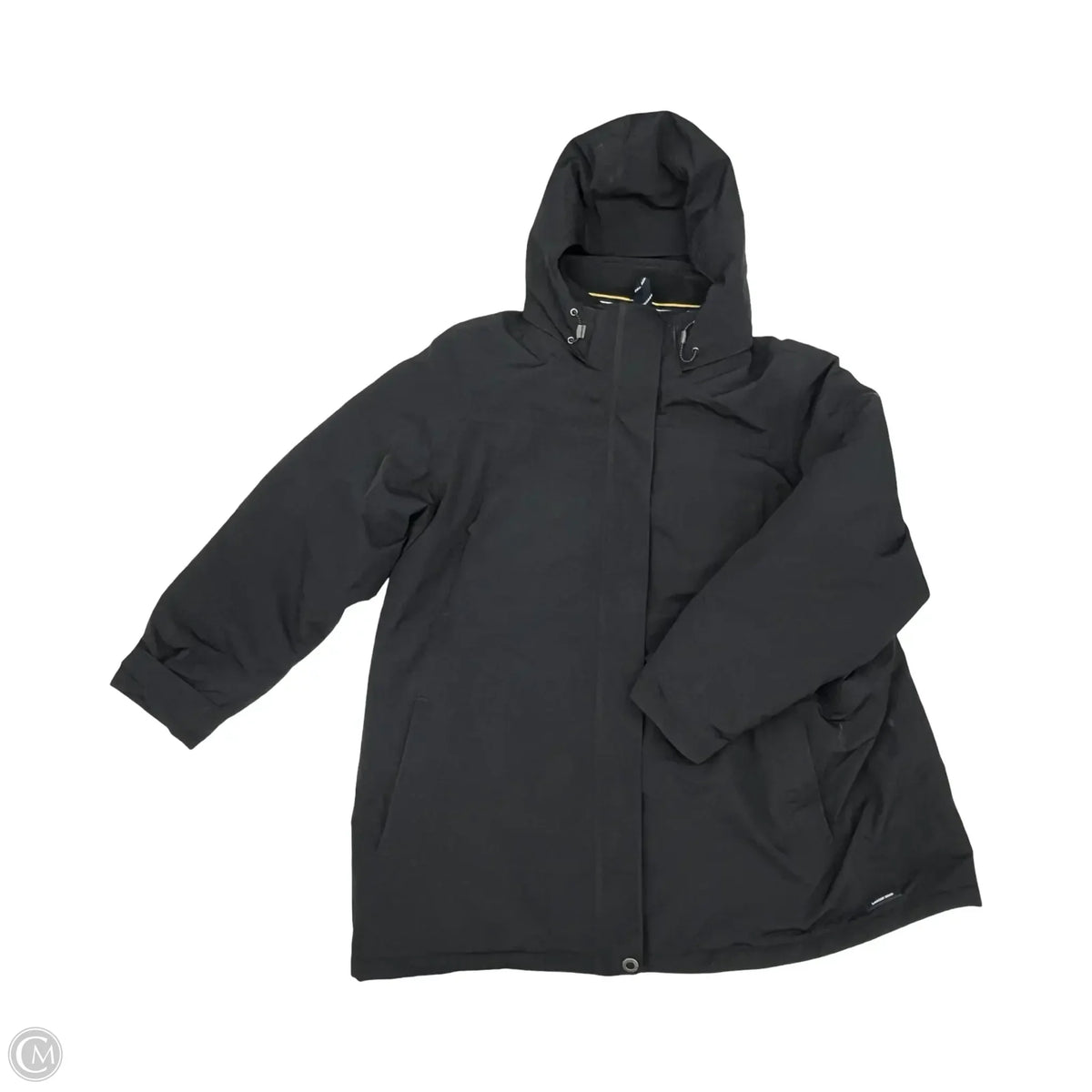 Coat Other By Lands End In Black, Size: 3x