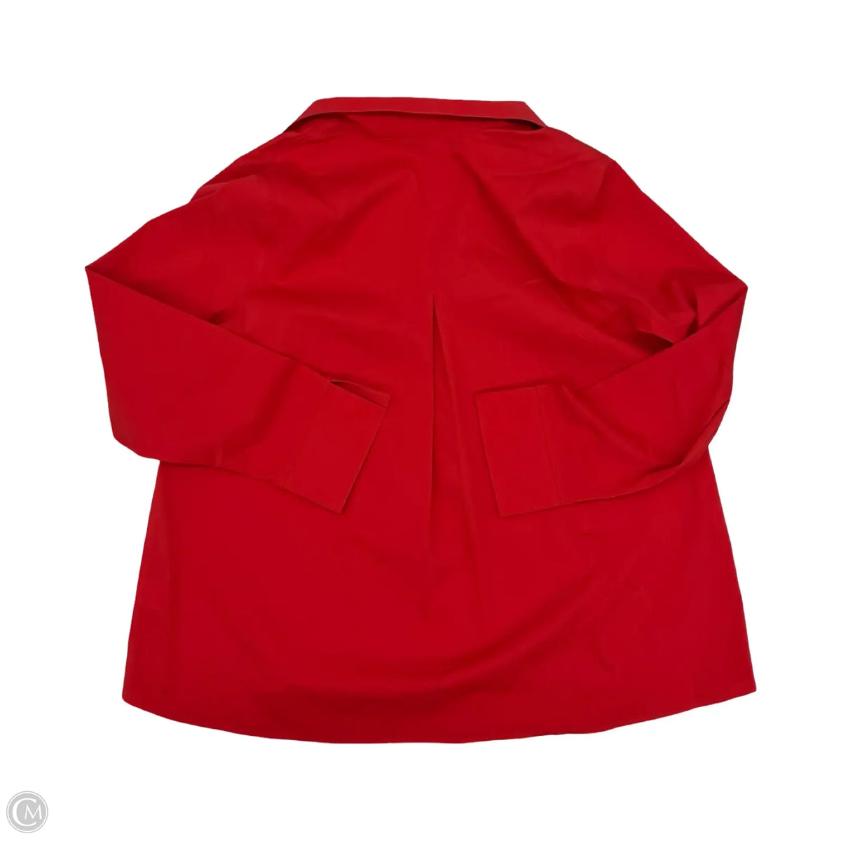 Blouse Long Sleeve By Foxcroft In Red, Size: L