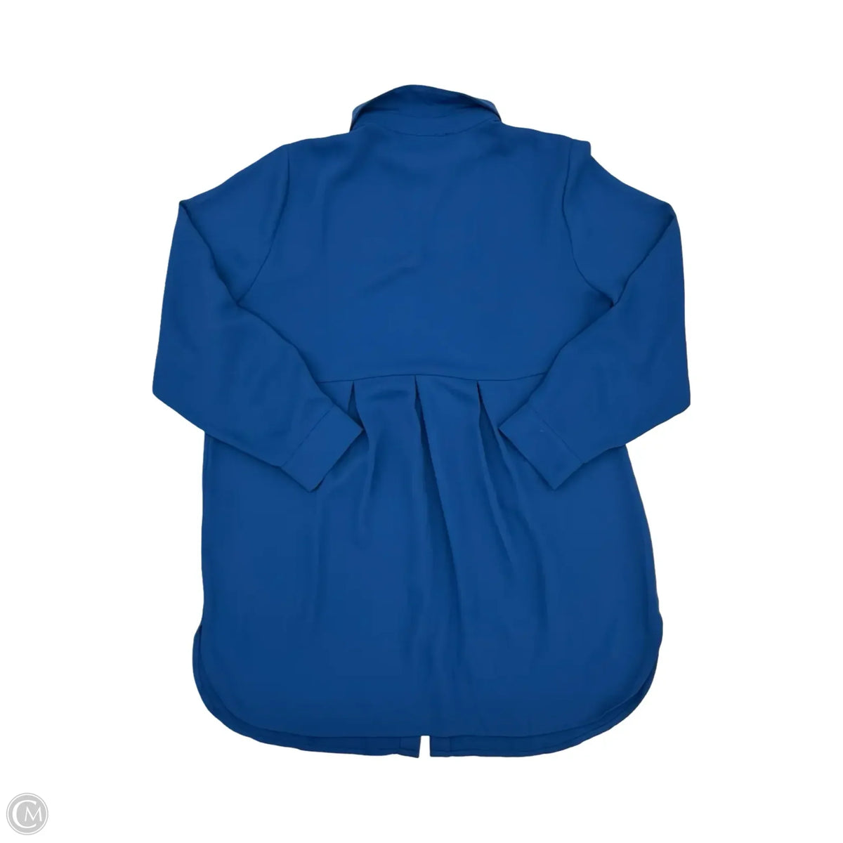 Blouse Long Sleeve By Chicos In Blue, Size: L