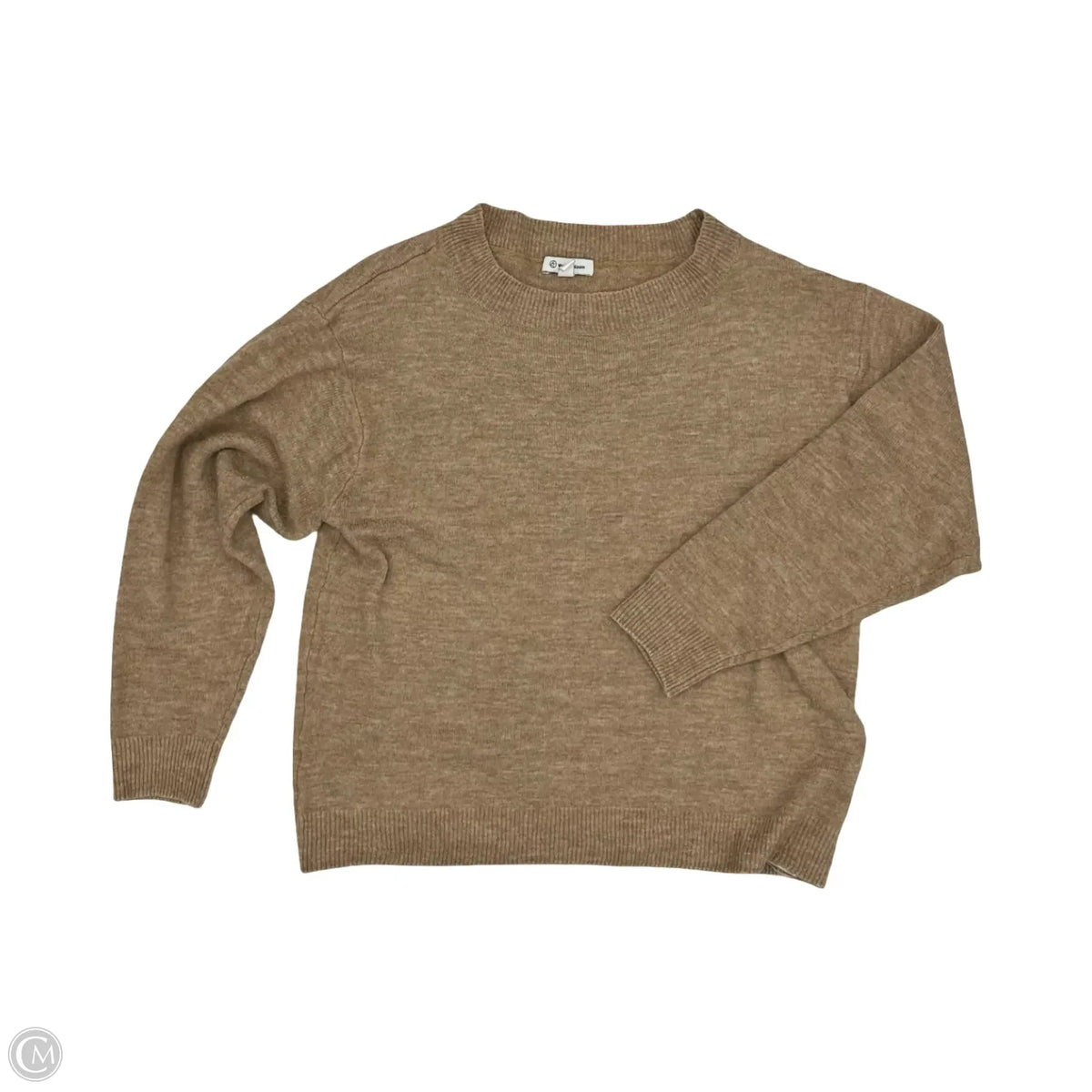 Sweater By Clothes Mentor In Tan, Size: L