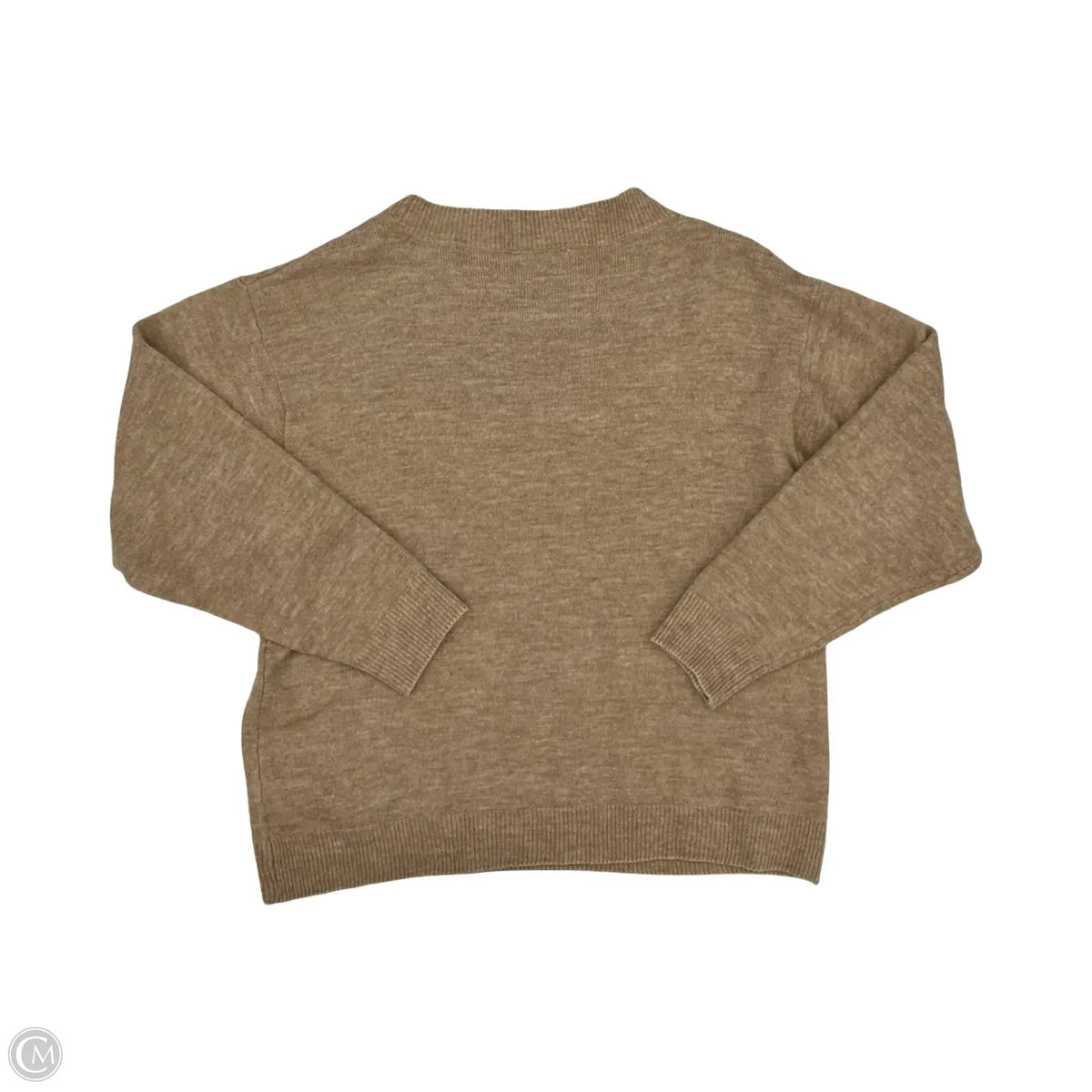 Sweater By Clothes Mentor In Tan, Size: L