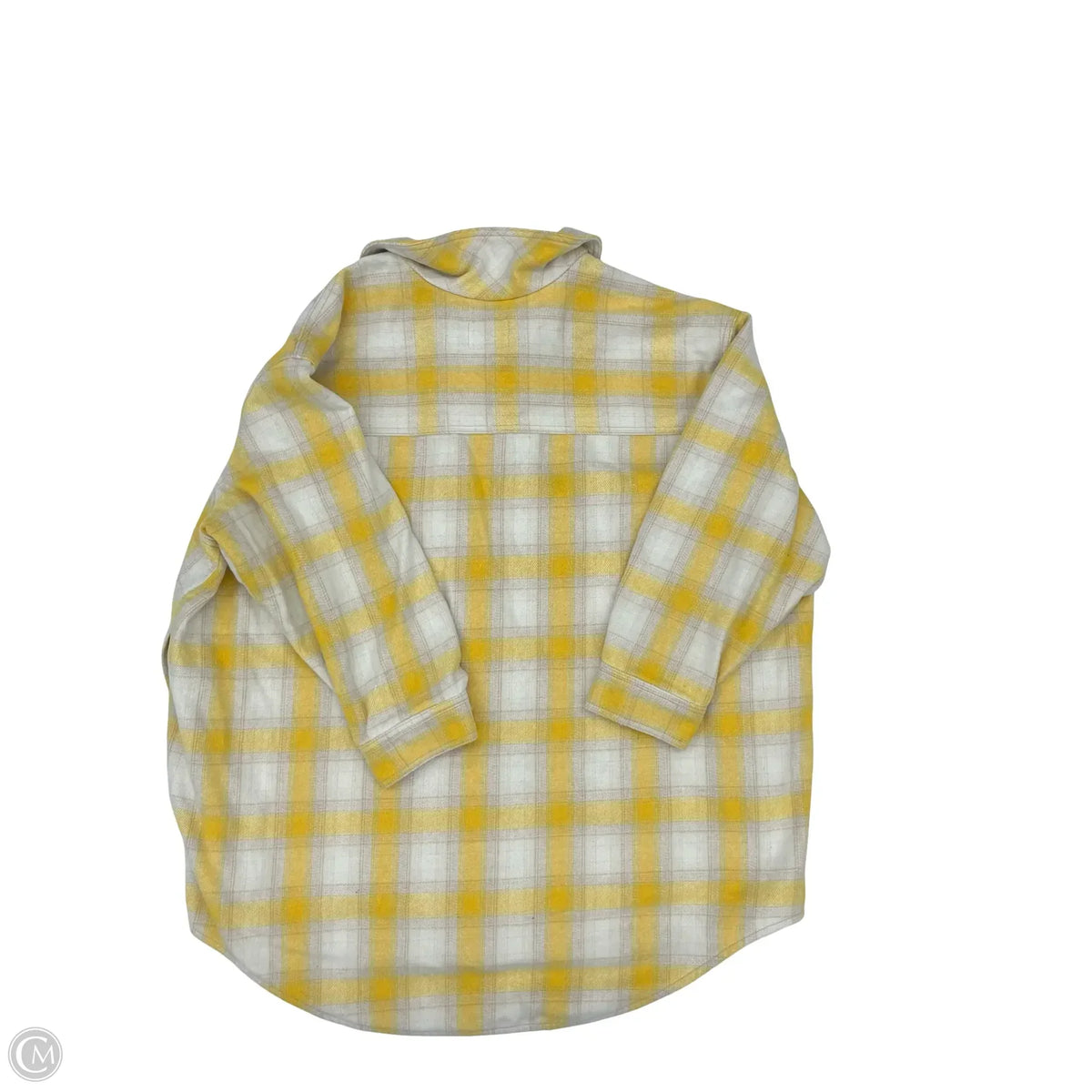 Jacket Shirt By Old Navy In Yellow, Size: 4x