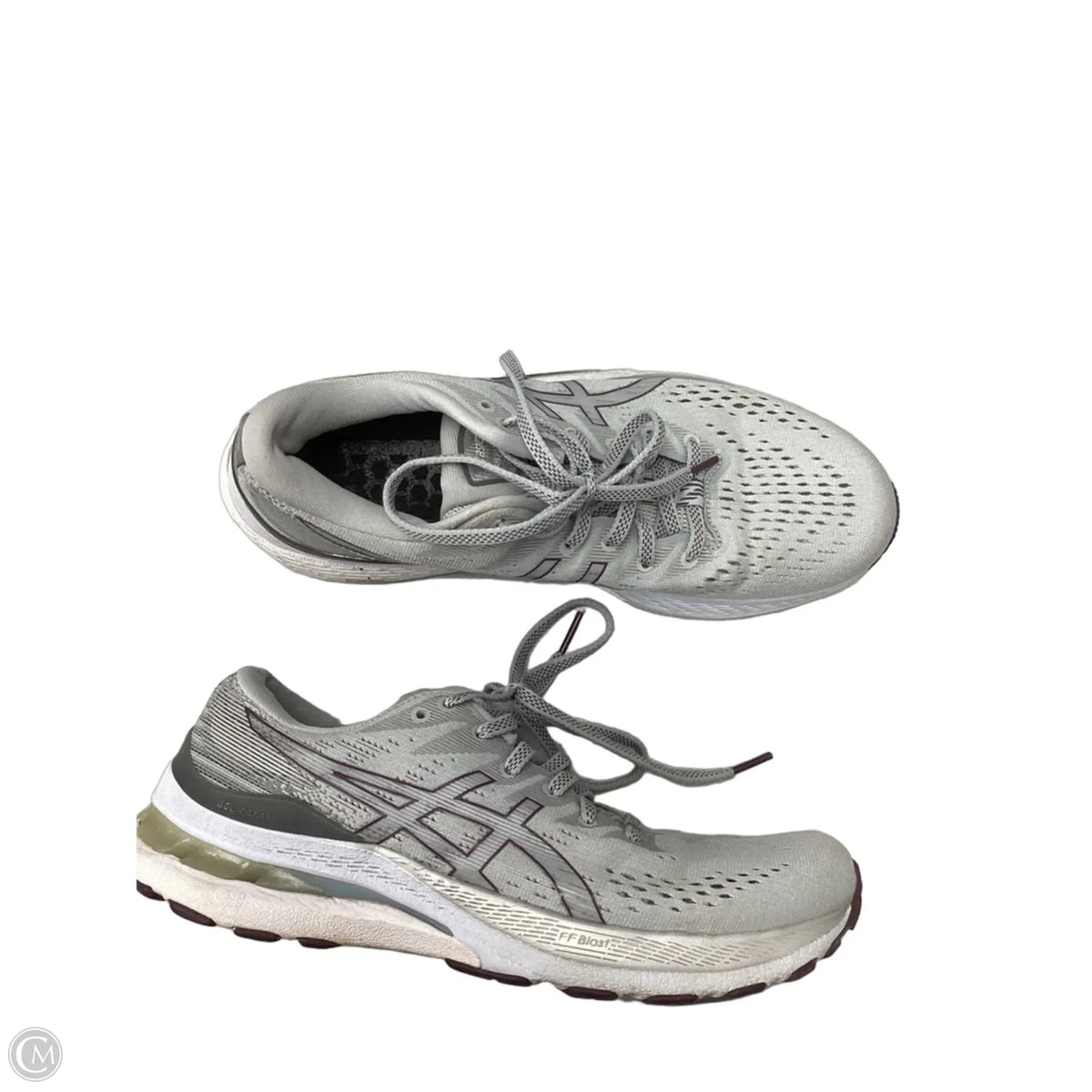 Shoes Athletic By Asics In Grey, Size: 8.5
