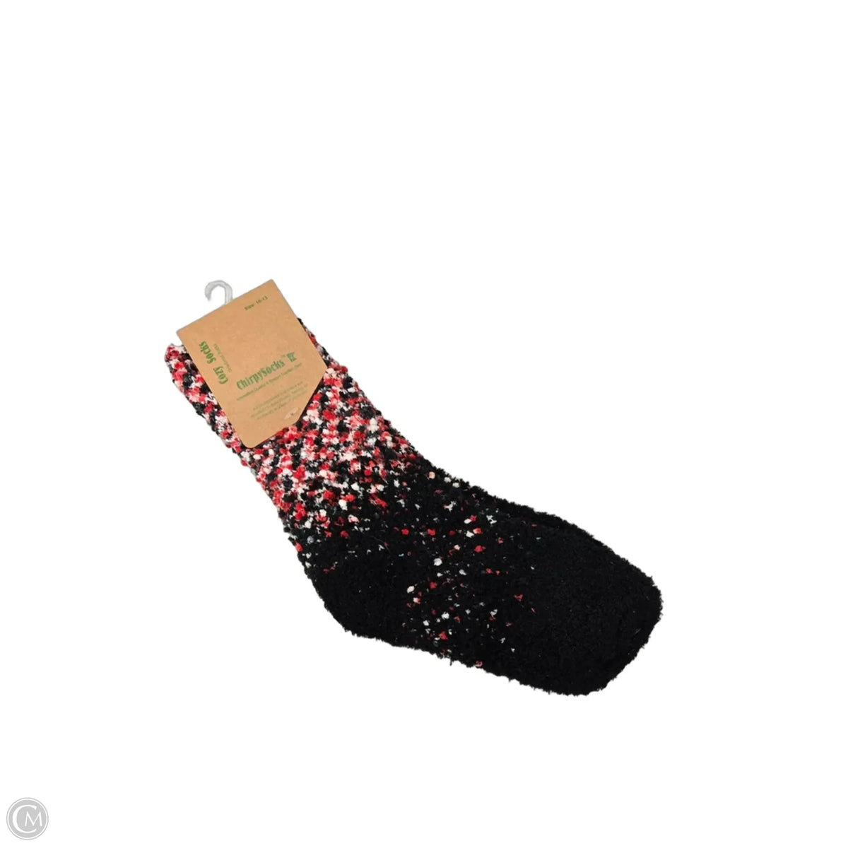 Socks By Clothes Mentor In Black & Red, Size: 10