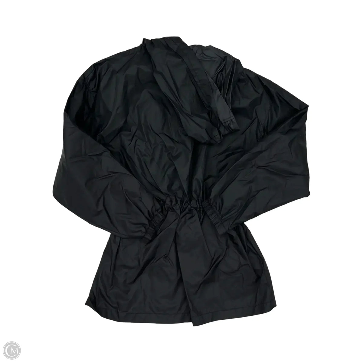 Jacket Windbreaker By Clothes Mentor In Black, Size: S