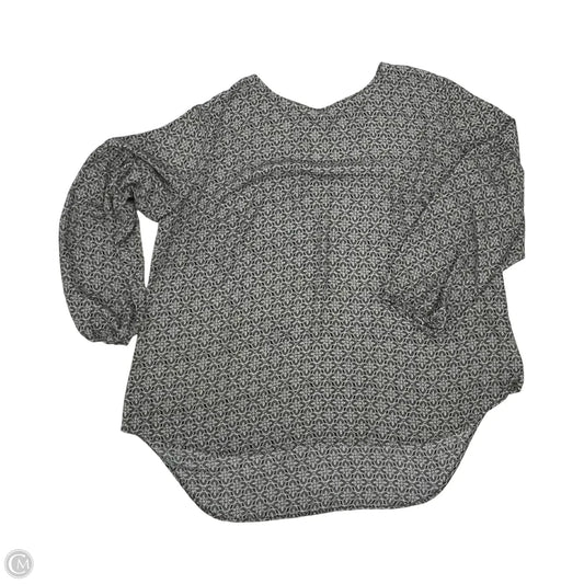 Blouse Long Sleeve By Ava & Viv In Black, Size: 3x