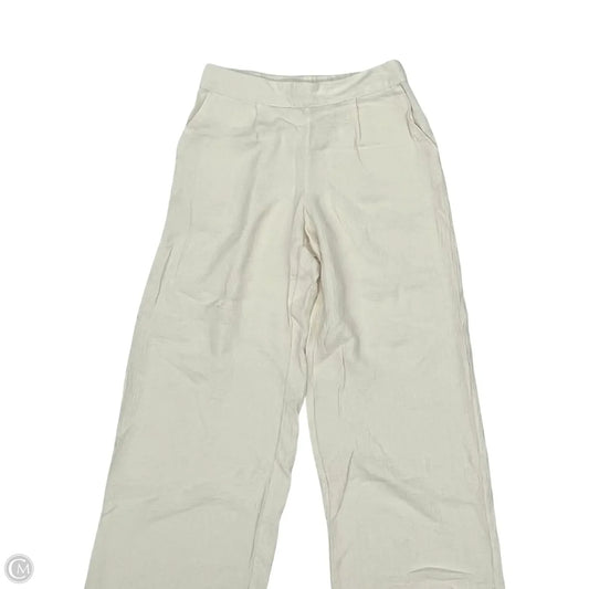 Pants Wide Leg By A New Day In Cream, Size: M