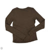 Top Long Sleeve By Universal Thread In Brown, Size: L