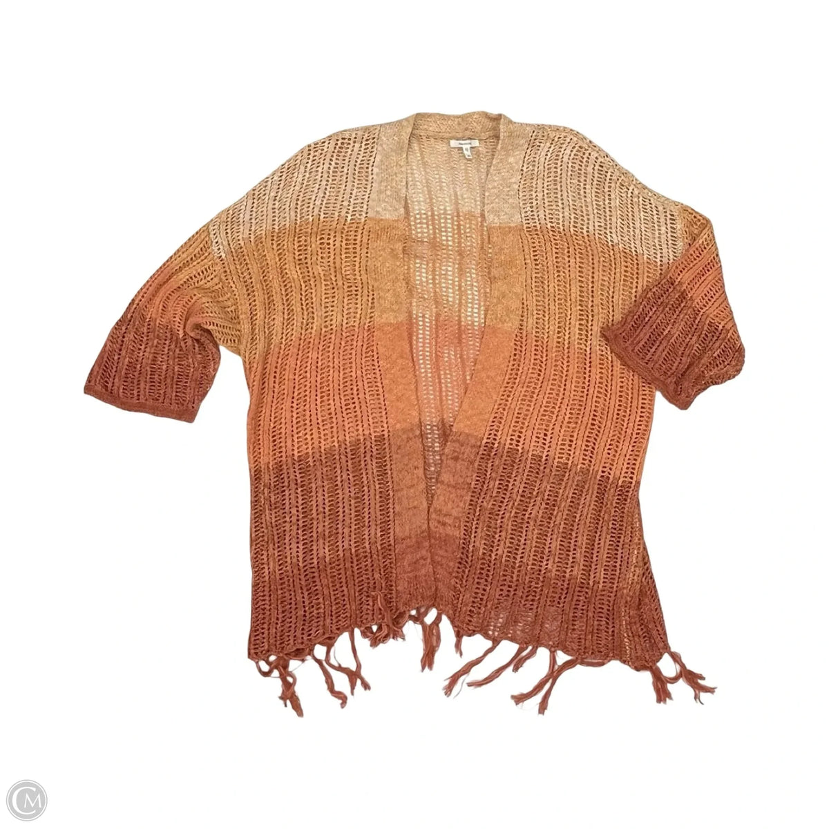 Cardigan By Maurices In Orange, Size: 2x