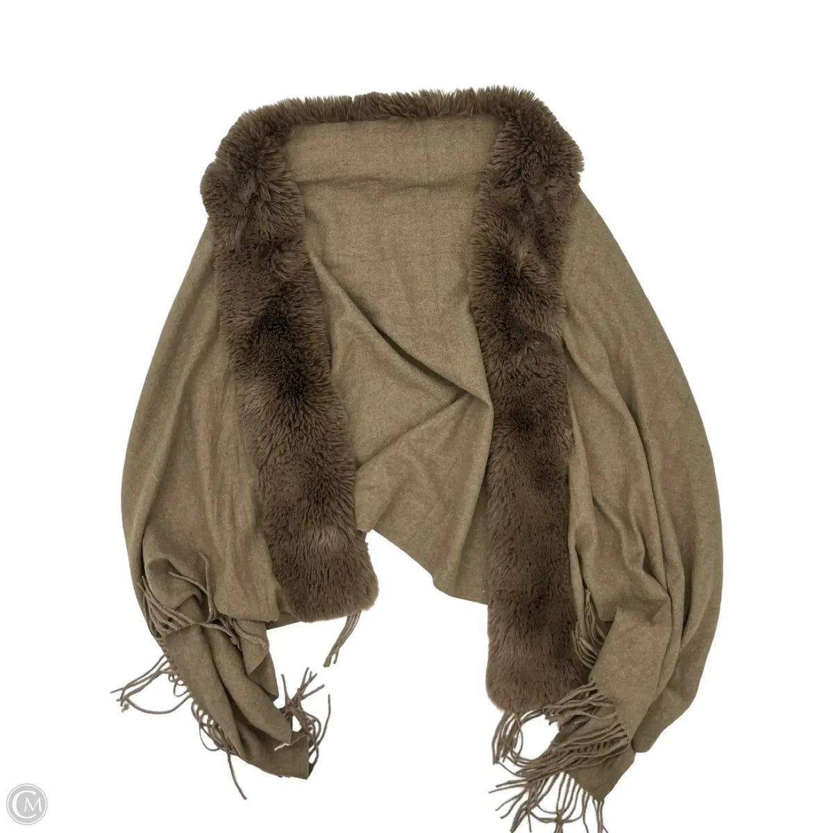 Shawl By Clothes Mentor In Brown