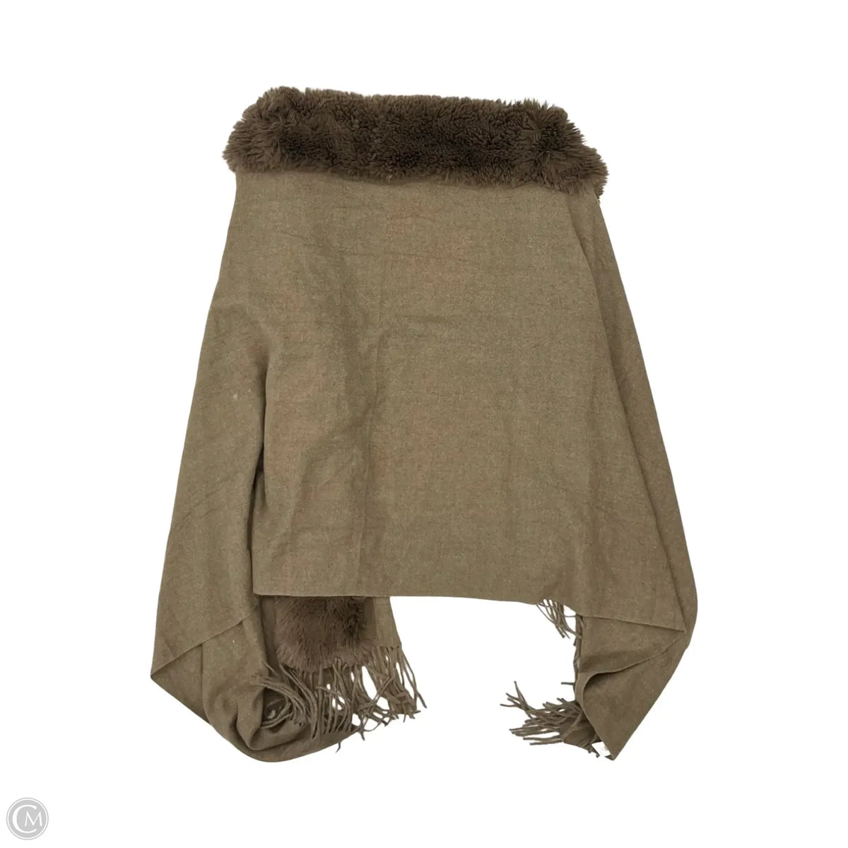 Shawl By Clothes Mentor In Brown