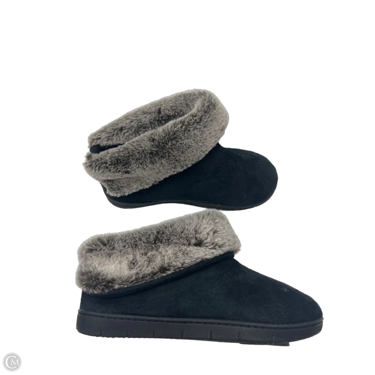 Slippers By Isotoner In Black, Size: 8.5
