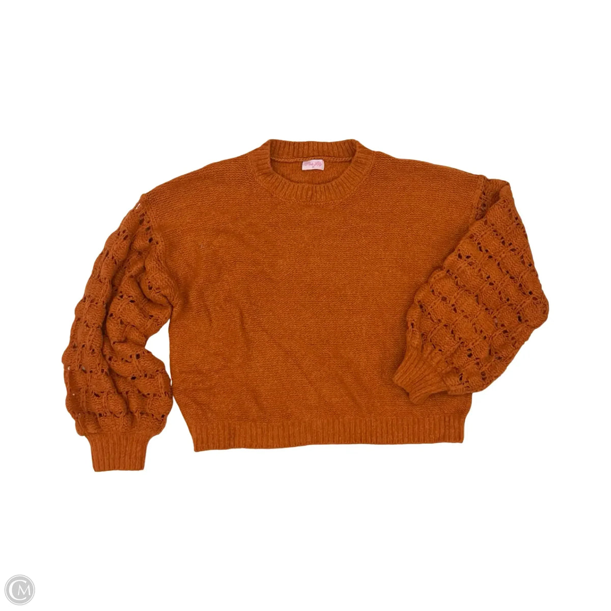 Sweater By Pink Lily In Orange, Size: M