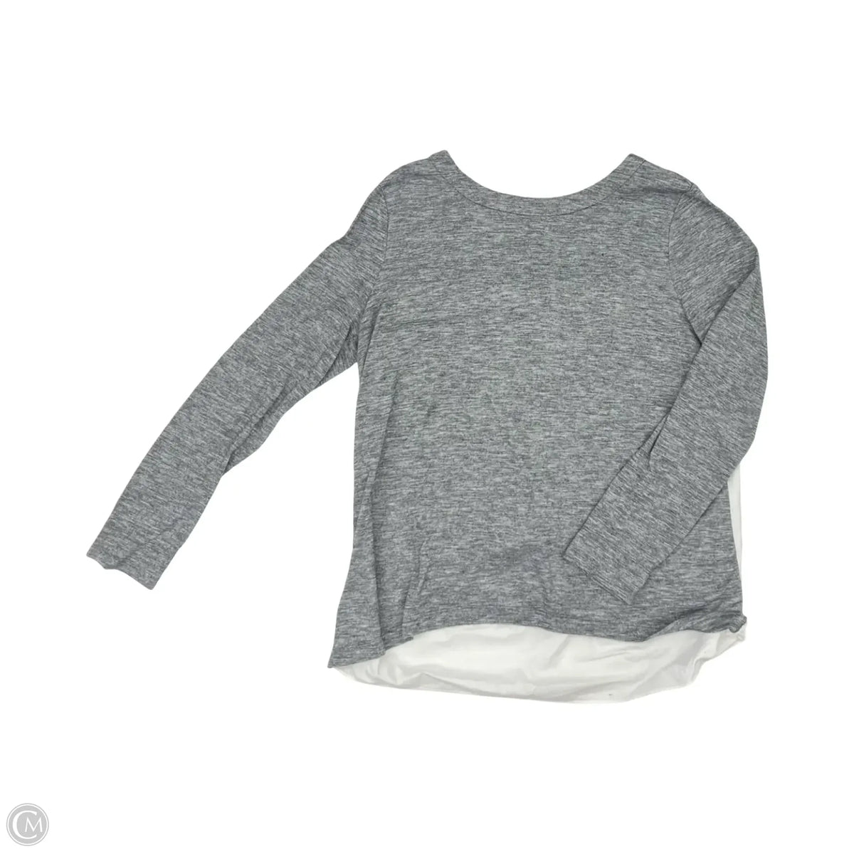 Top Long Sleeve By Loft In Grey, Size: L