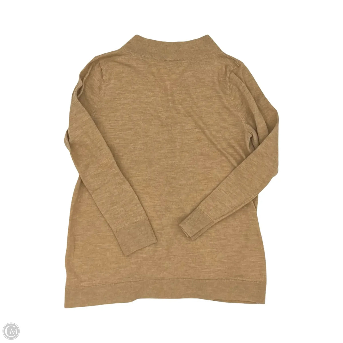 Sweater By Talbots In Tan, Size: L