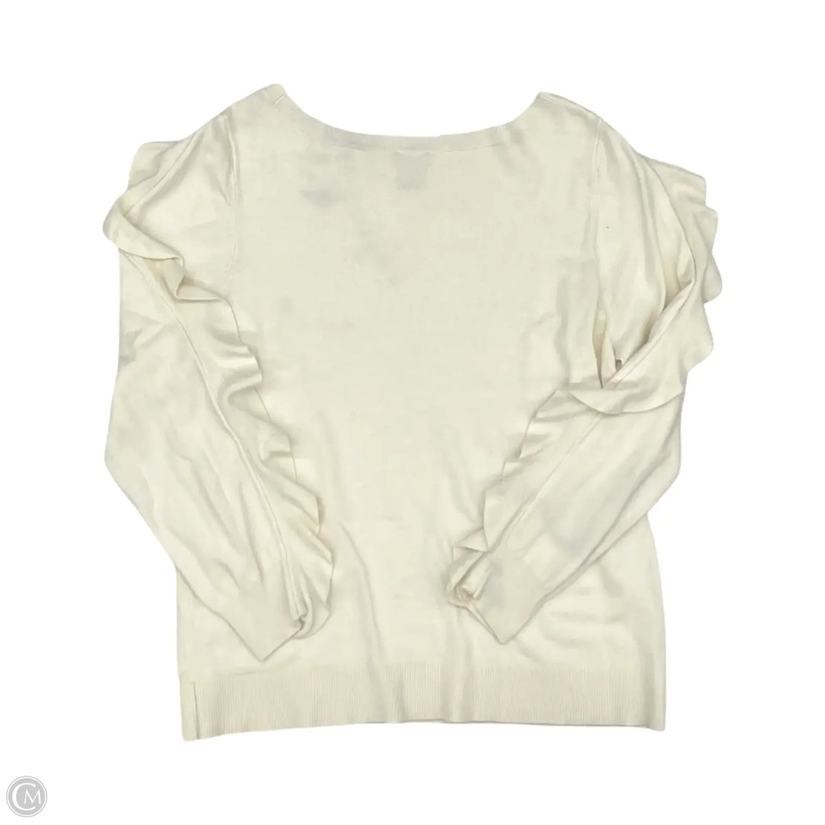 Sweater By Chicos In Cream, Size: L