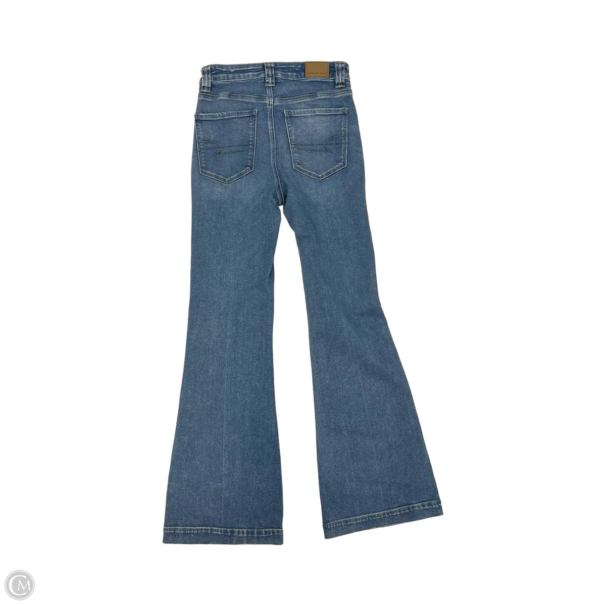 Jeans Flared By American Eagle In Blue Denim, Size: 2