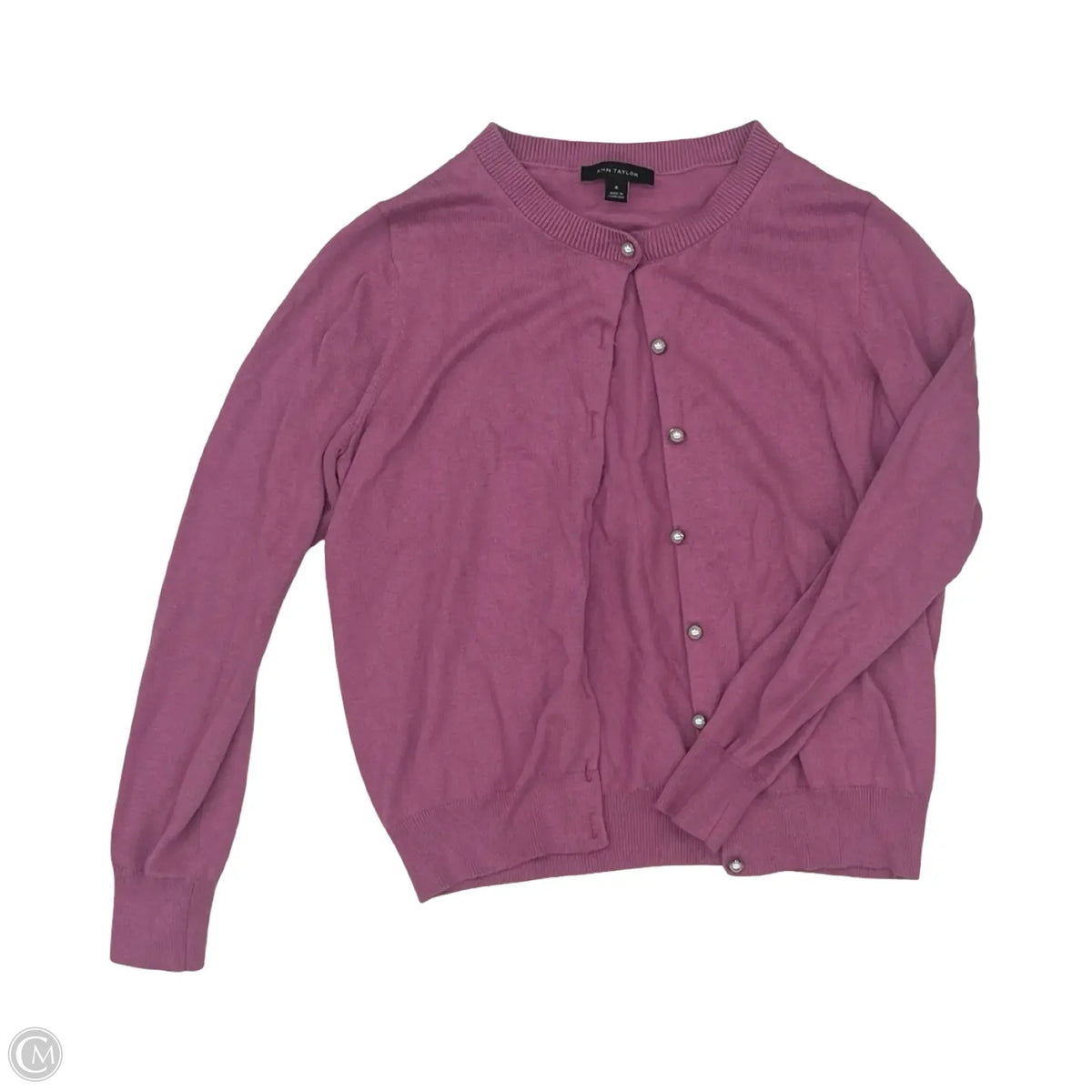 Cardigan By Ann Taylor In Pink, Size: M