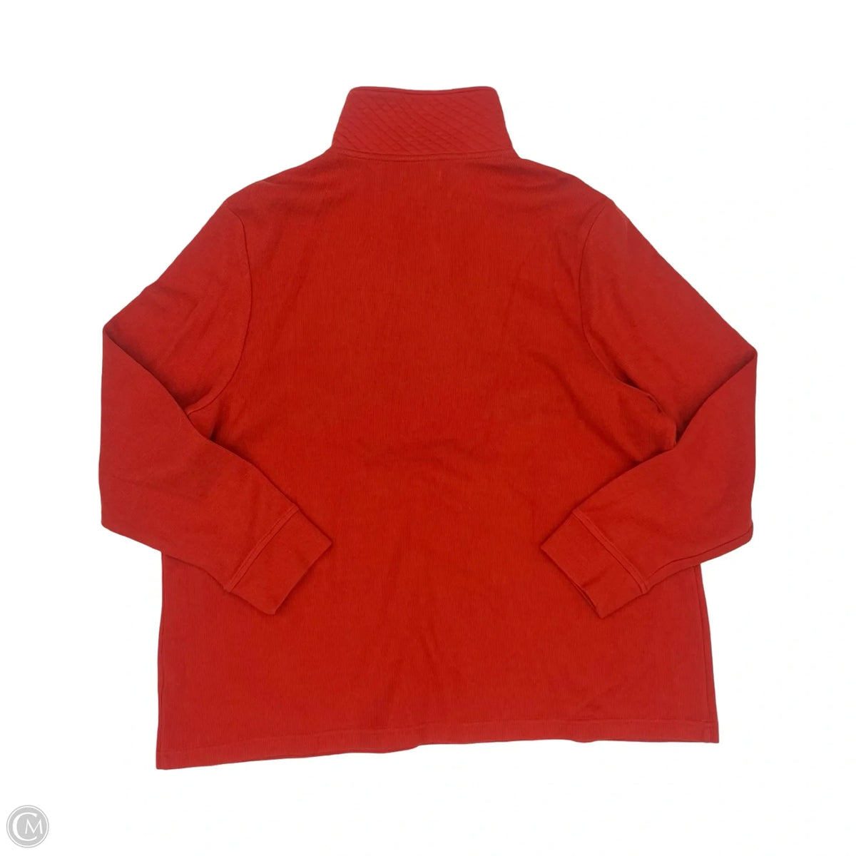 Top Long Sleeve By Studio Works In Red, Size: 3x