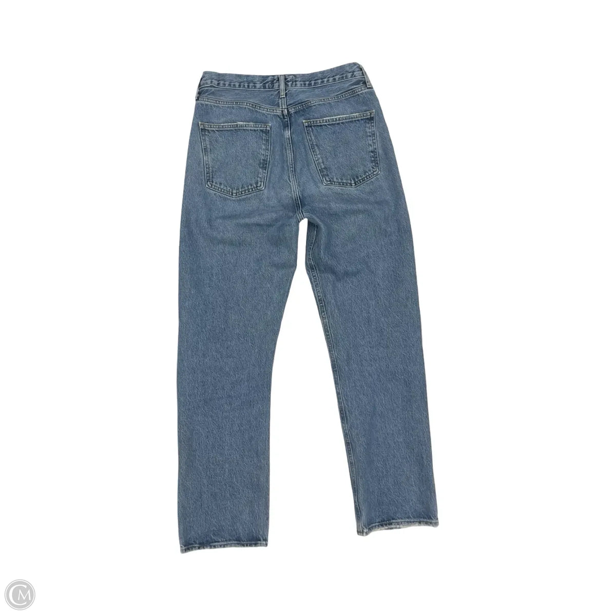 Jeans Straight By Agolde In Blue Denim, Size: 6