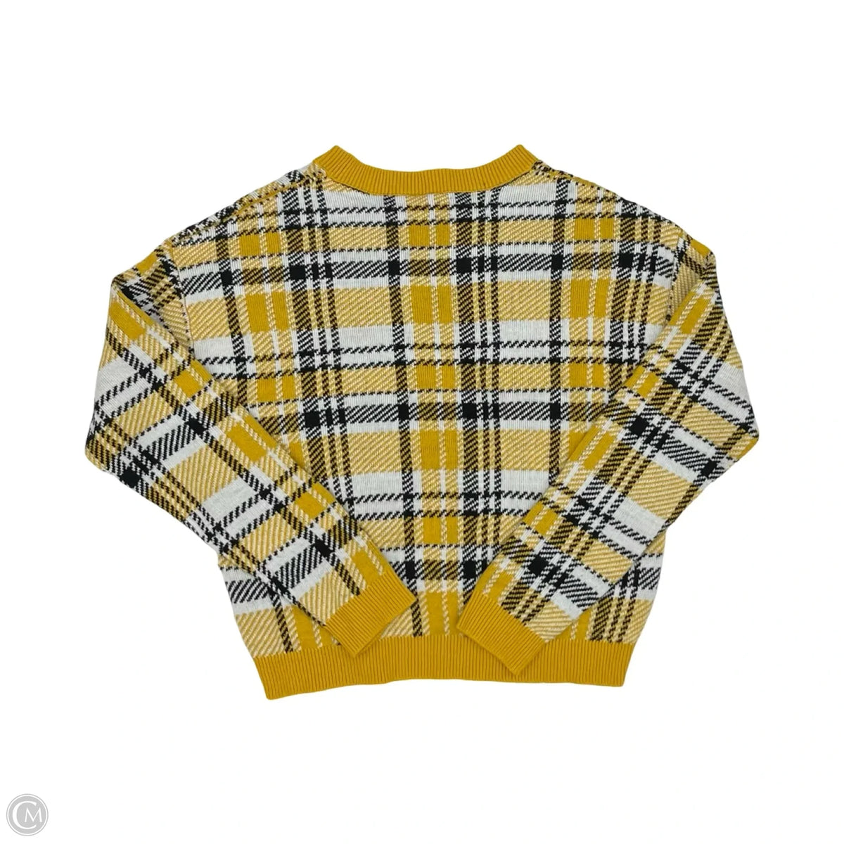 Sweater By Divided In Black & Yellow, Size: M