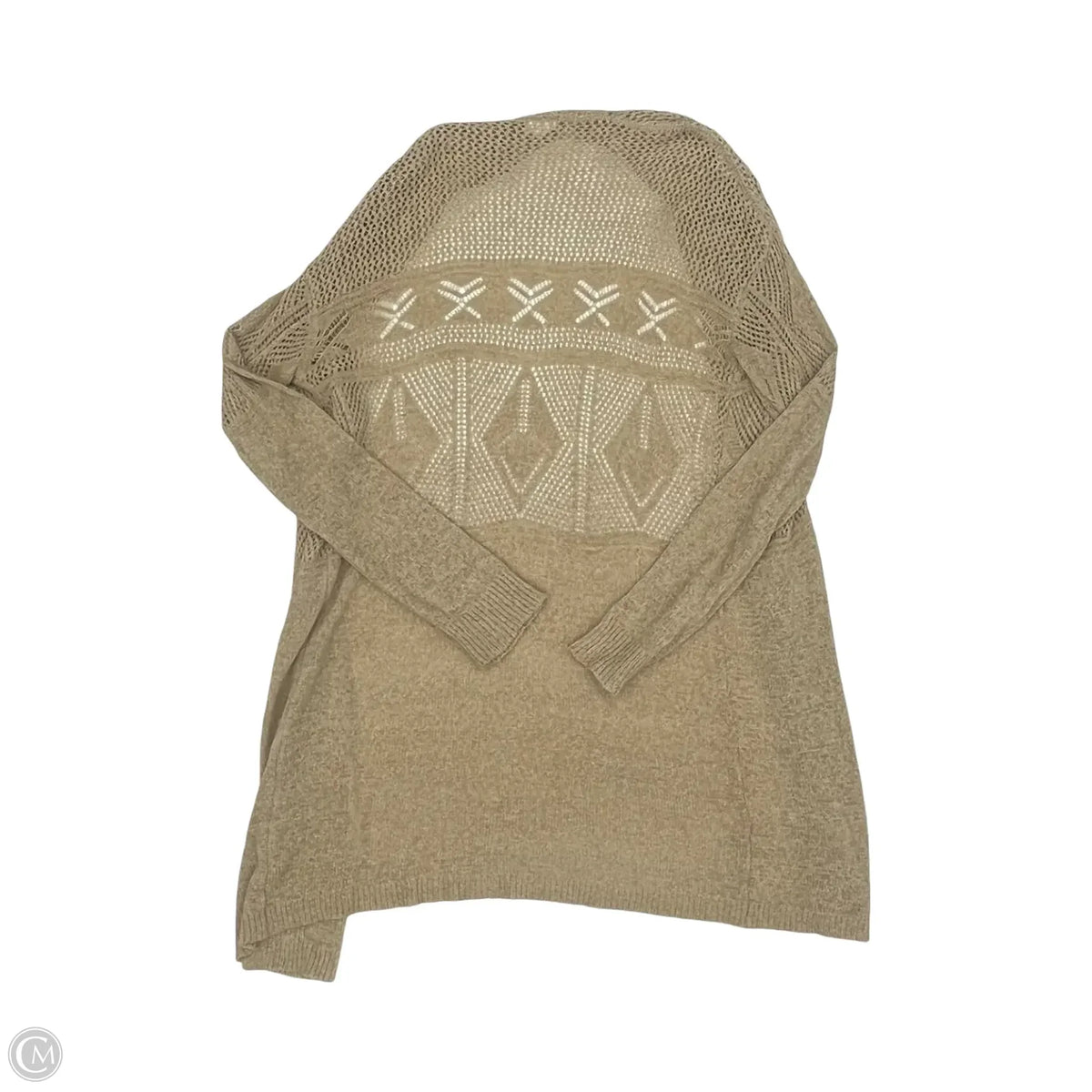 Cardigan By Hem & Thread In Tan, Size: S